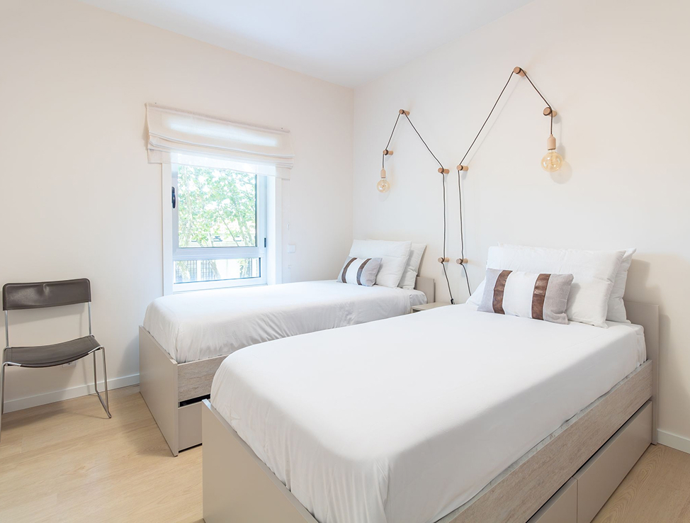 Quarto do Apartamento CFM com ar condicionado, em Matosinhos